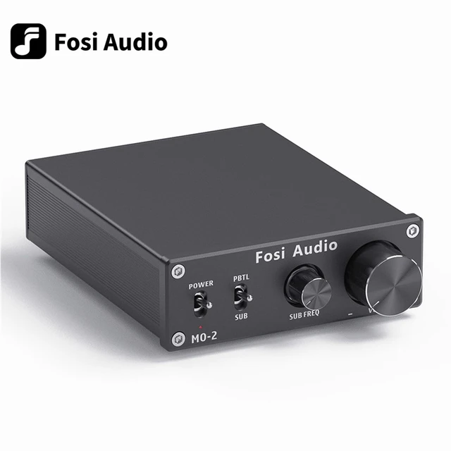 Amplificador De Potencia De Sonido Fosi Audio TB10D + Parlantes