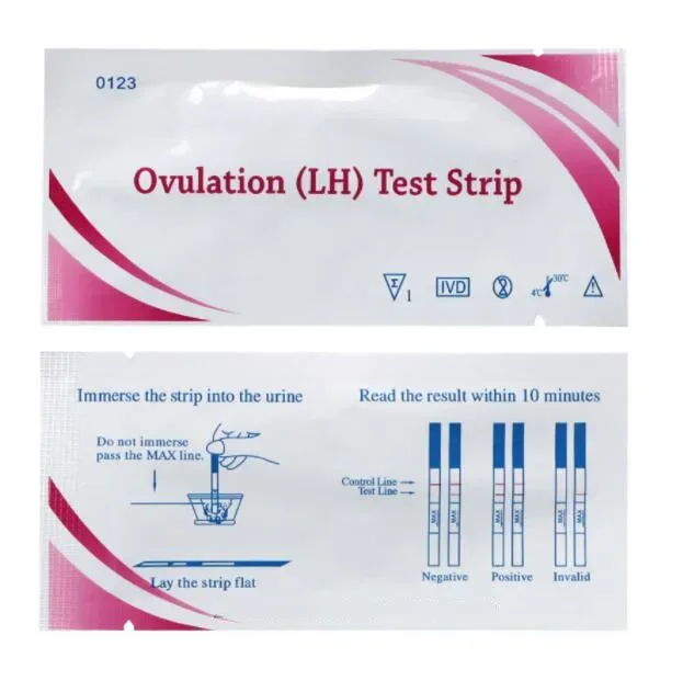 Ovulation Test Strips 60Pcs LH Household Urine Test Over 99% Accuracy Test Kit Pregnancy First Response