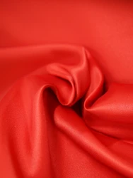 Blue Series Stiff Mikado Twill Satin Fabric for Bridal Dressmaking and DIY Projects (Red)