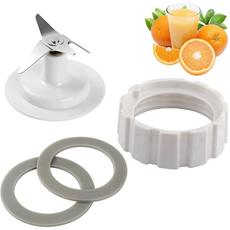 2X Blade Replacement Parts With Jar Base Cap And O-Ring Seal Gasket Accessories Kit For Hamilton Beach Blender Parts