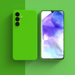 Original Liquid Silicone Protective Bumper Case Cover for A72 (Green)