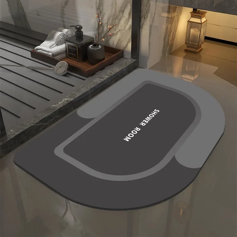 

Super Absorbent Bath Mat Instant Drying Mat Bathroom Rug Non-slip Entrance Doormat Nappa Skin Floor Mat Toilet Carpet Home Decor