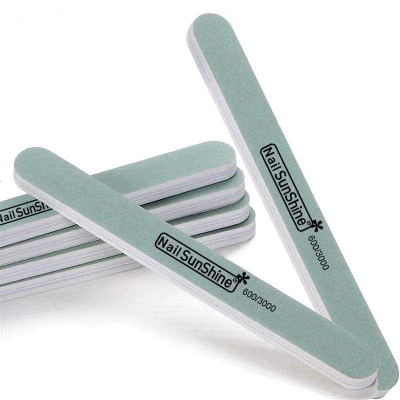 5/10 Pcs Pro Nail Files Buffer 600/3000 Grane Nail Art Sanding Buffing Manicure Pedicure Tools Set Polish Buffer Sponge Board
