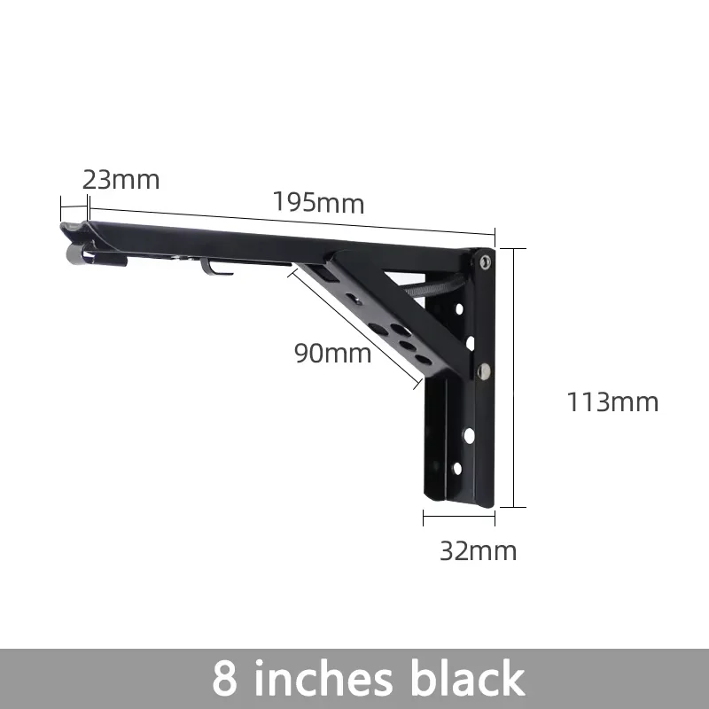 Triangular Folding Heavy Duty Metal Shelf Bracket