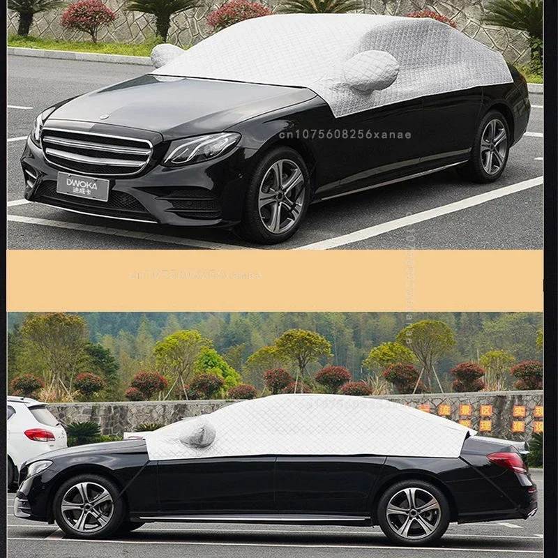 Waterproof Car Cover with Reflective Strips for Outdoor Protection