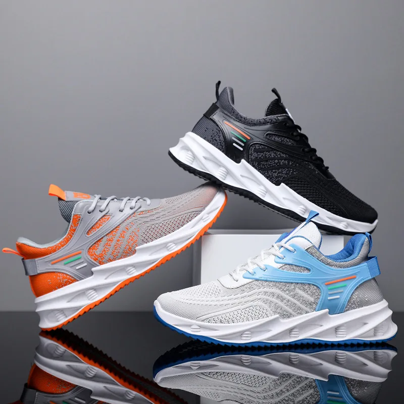 

Men Sneakers Lightweight Men Casual Shoes Men Sport Shoes Non-Slip Mesh Breathable Shoes Men Flats Walking Shoes