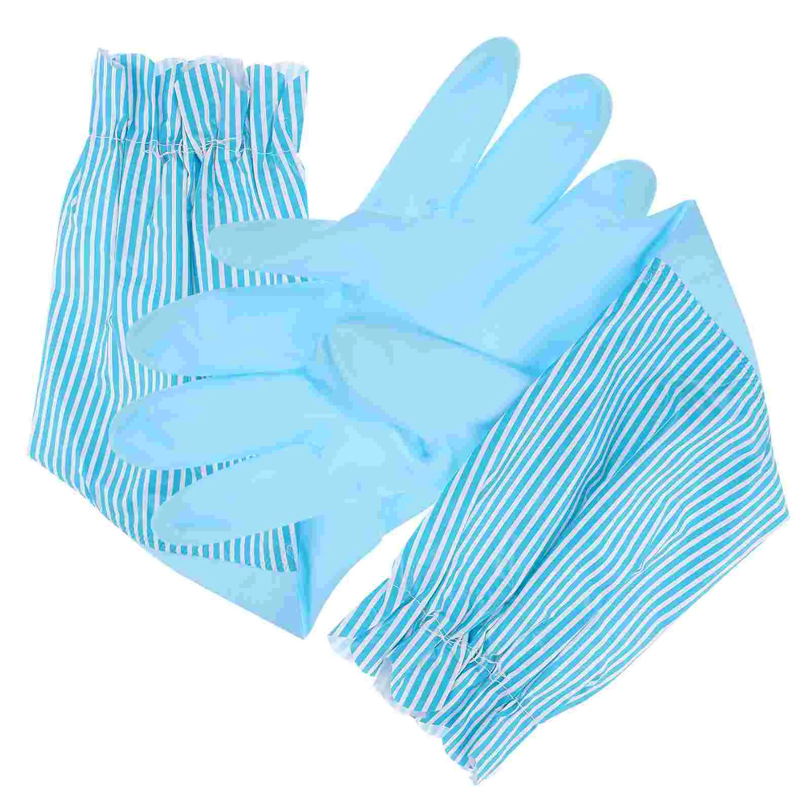 

Dishwashing Gloves Latex Dishes Dishwasher Keep Warm Reusable Emulsion Cleaning
