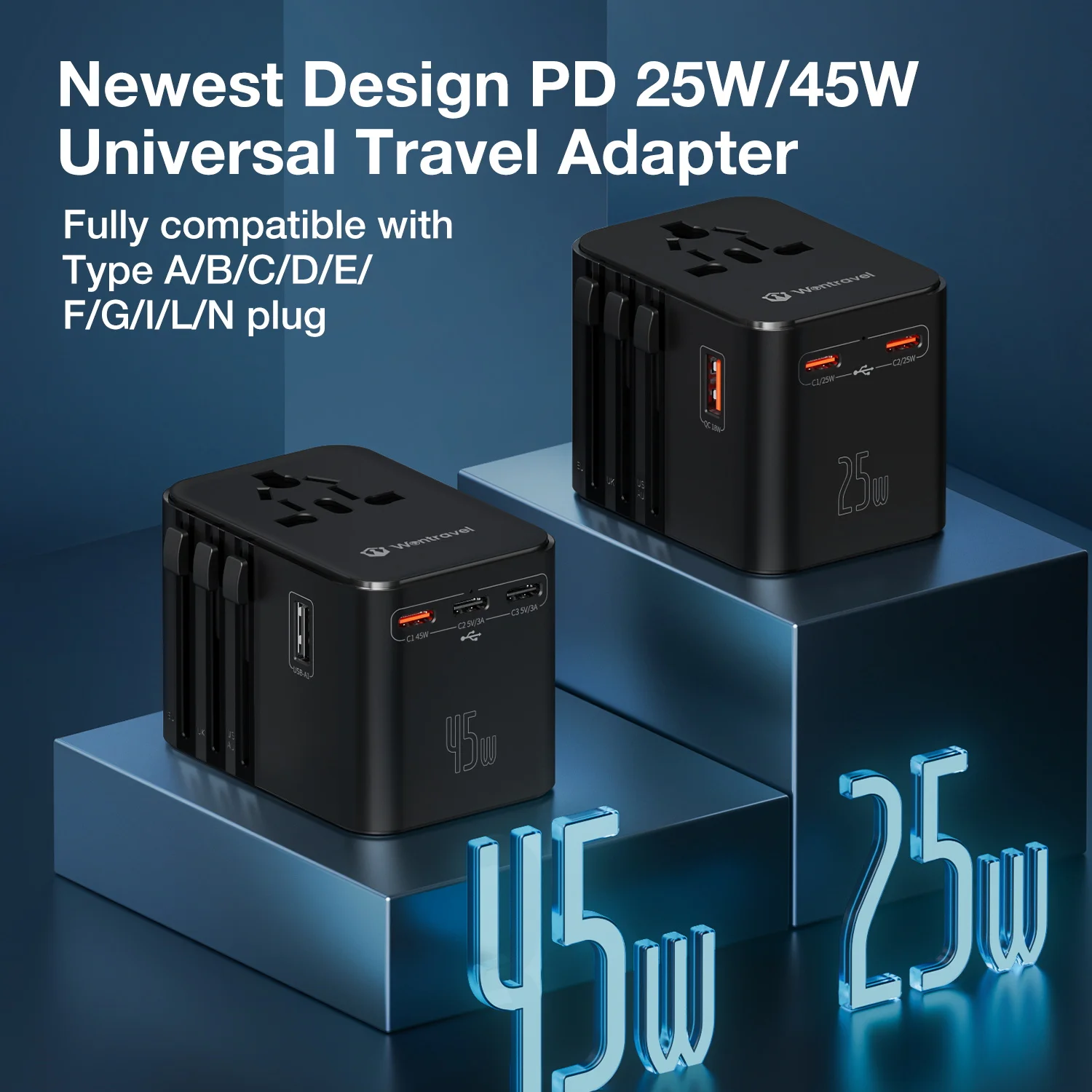 Universal Travel Adapter Charger 6