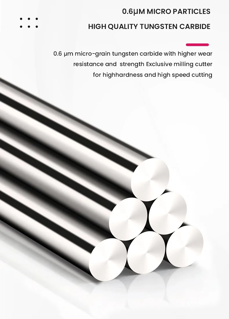 Gamont TGP-HRC60 2-flöte farb kreis dlc-beschichtung wolfram stahl karbid aluminium kugel end fräser cnc bearbeitung fräser – Detail 6
