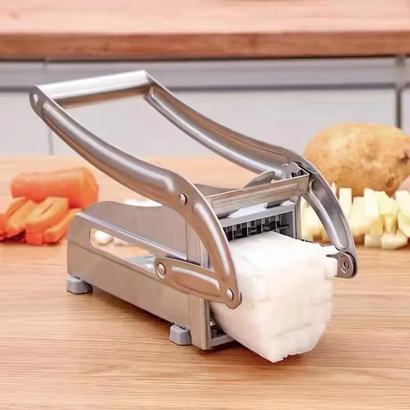 Potato Slicer Multi-functional Stainless Steel Cucumber Slicer Home Kitchen Vegetable French Fries Machine