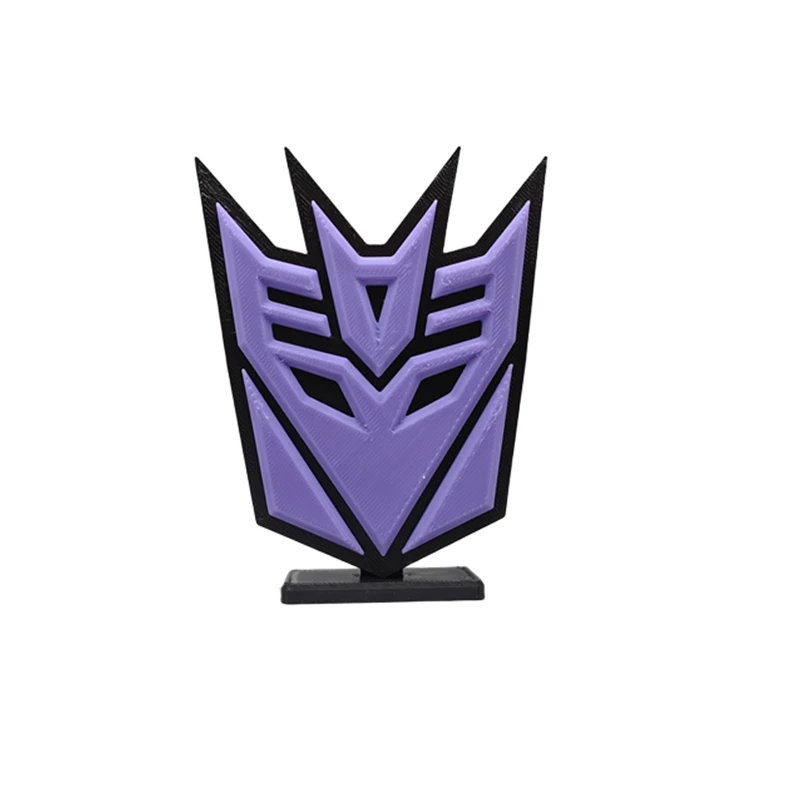 Transformers Cartoon Logo 3D Desktop Nameplate Ornament