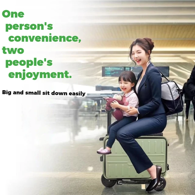 Smart Electric Luggage Trolley Case 20 inch - 40L Capacity, Double-Cycling Wheels for Seamless Boarding Travel - Image 2
