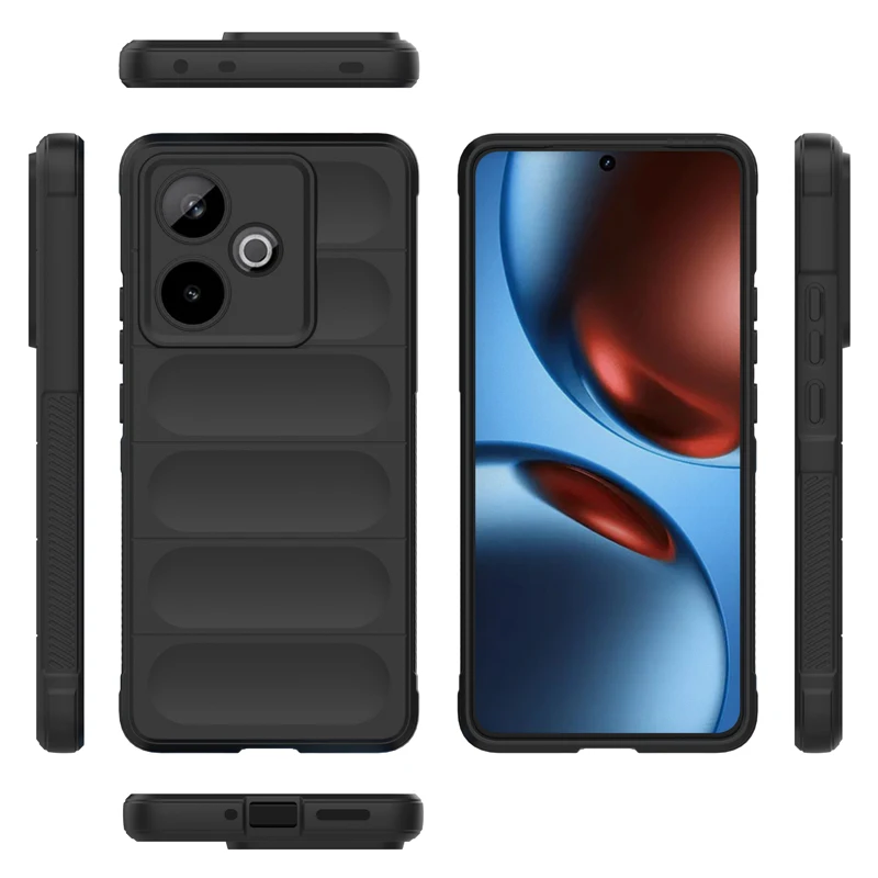 Shockproof Soft TPU Silicone Phone Case with Lens Protection