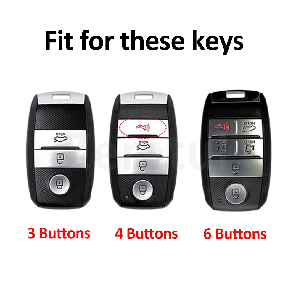 Premium TPU Car Key Case Cover - Enhanced Protection for Multiple Button Configurations