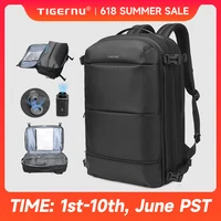 Tigernu sacs à dos à Compression sous vide hommes sac à dos de voyage extensible USB sac grande capacité 17 sacs pour ordinateur portable pour sacs de cabine scolaire 1