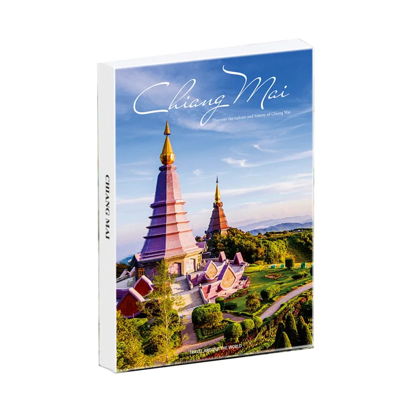 World Travel Theme Scenic Postcards & Wall Décor Set