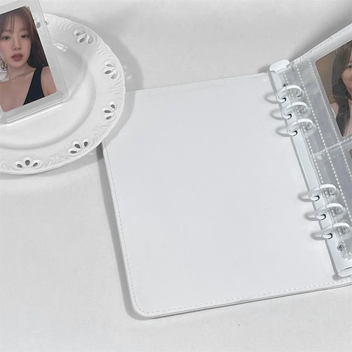 A5 Kpop Idol Binder Photocard Holder PU Photo Album Photocards Collect Book Card Storage Kawaii Stationery 포토카드 용품 photo album photocard protector photocard holder photocards collection