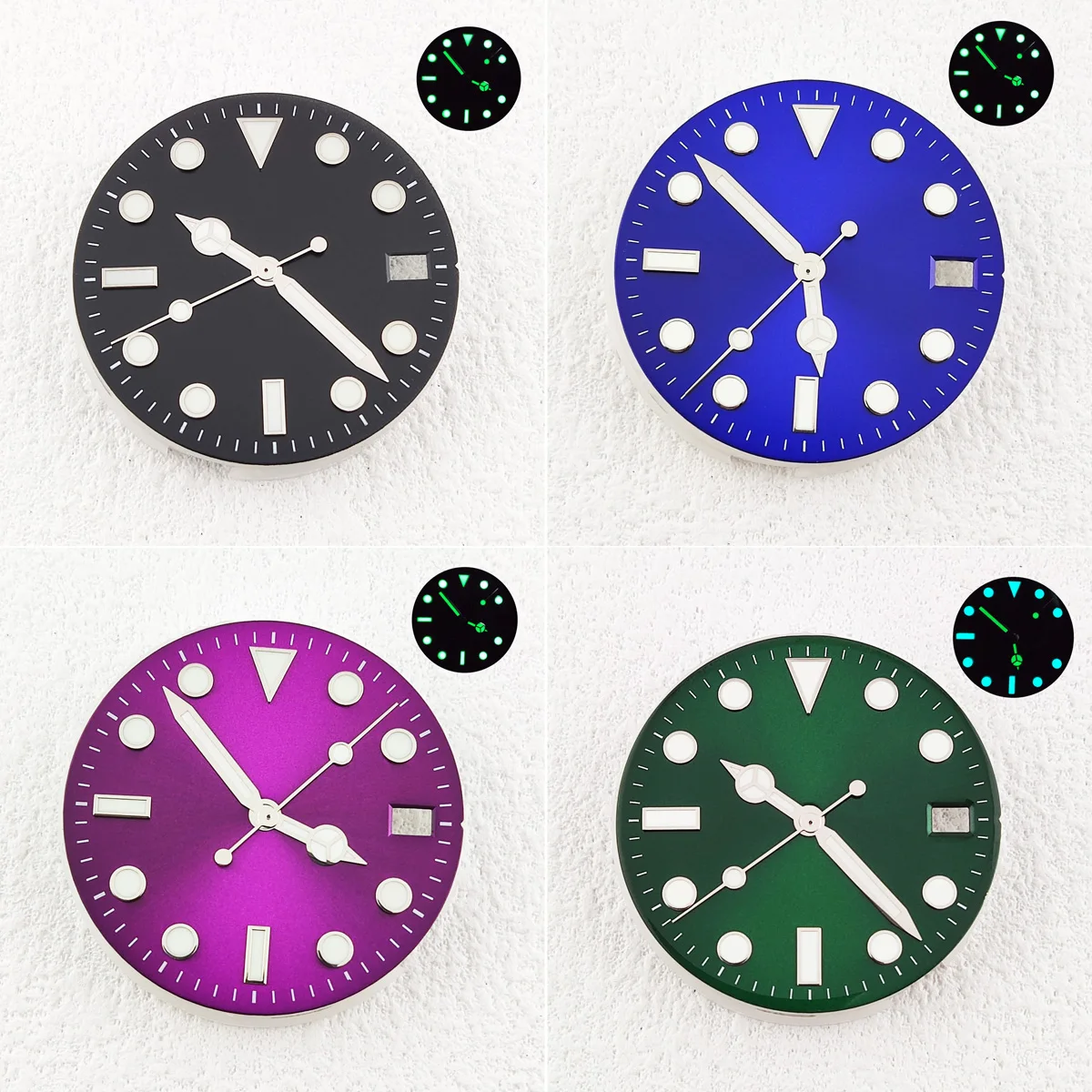 40mm nh35 케이스 크로매틱 다이아몬드 스테인레스 스틸 케이스, 남성 기계식 시계, 방수 케이스, nh35/3 무브먼트 시계 부품에 적합