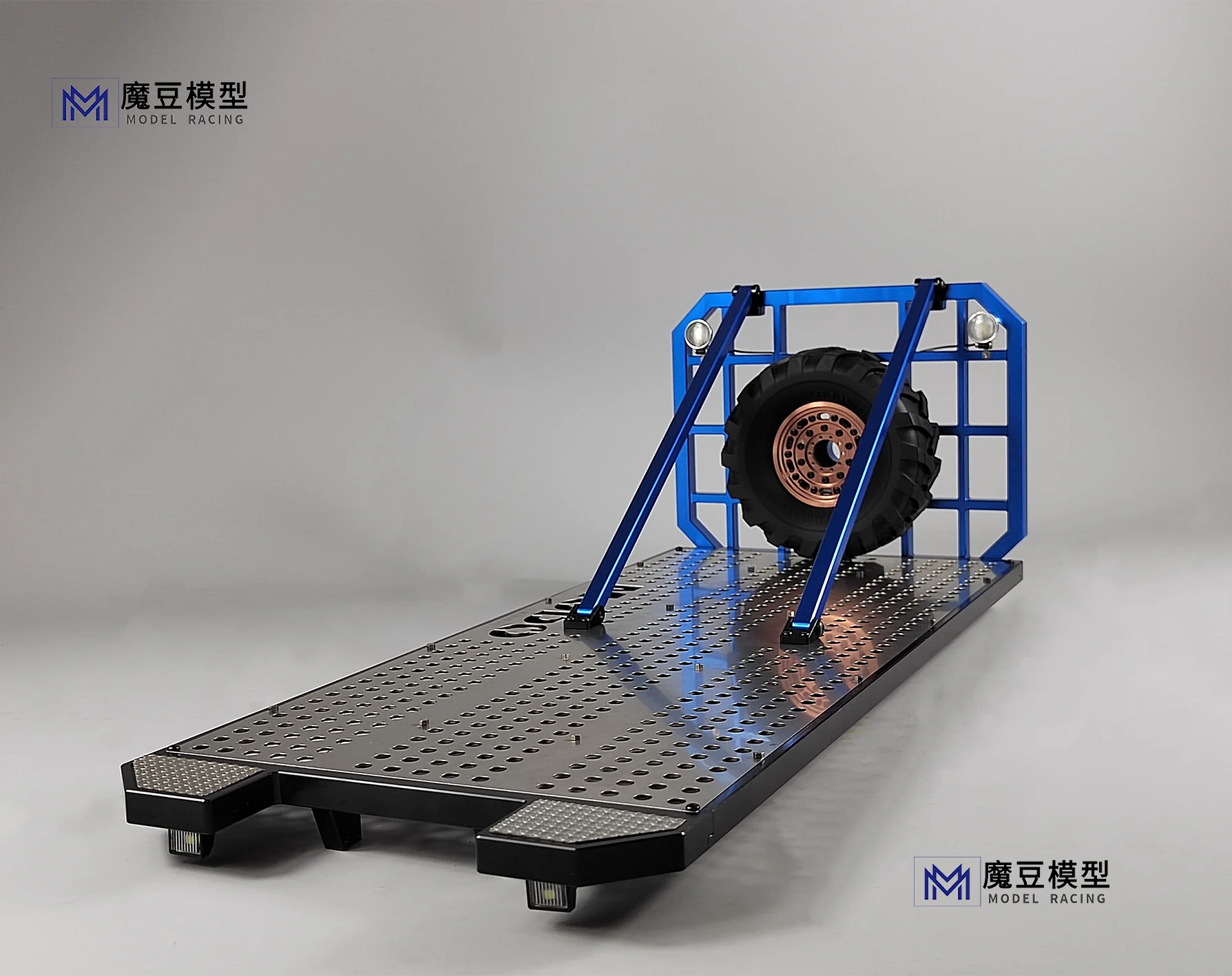 １/１４　ラジコン　箱のみ ラジコンセミトレーラー,8x8, 1:14,ステンレス鋼アルミニウム