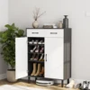 VOWNER Shoe Cabinet with Doors, 5-Tier Shoe Rack Organizer with 2 Drawers 1