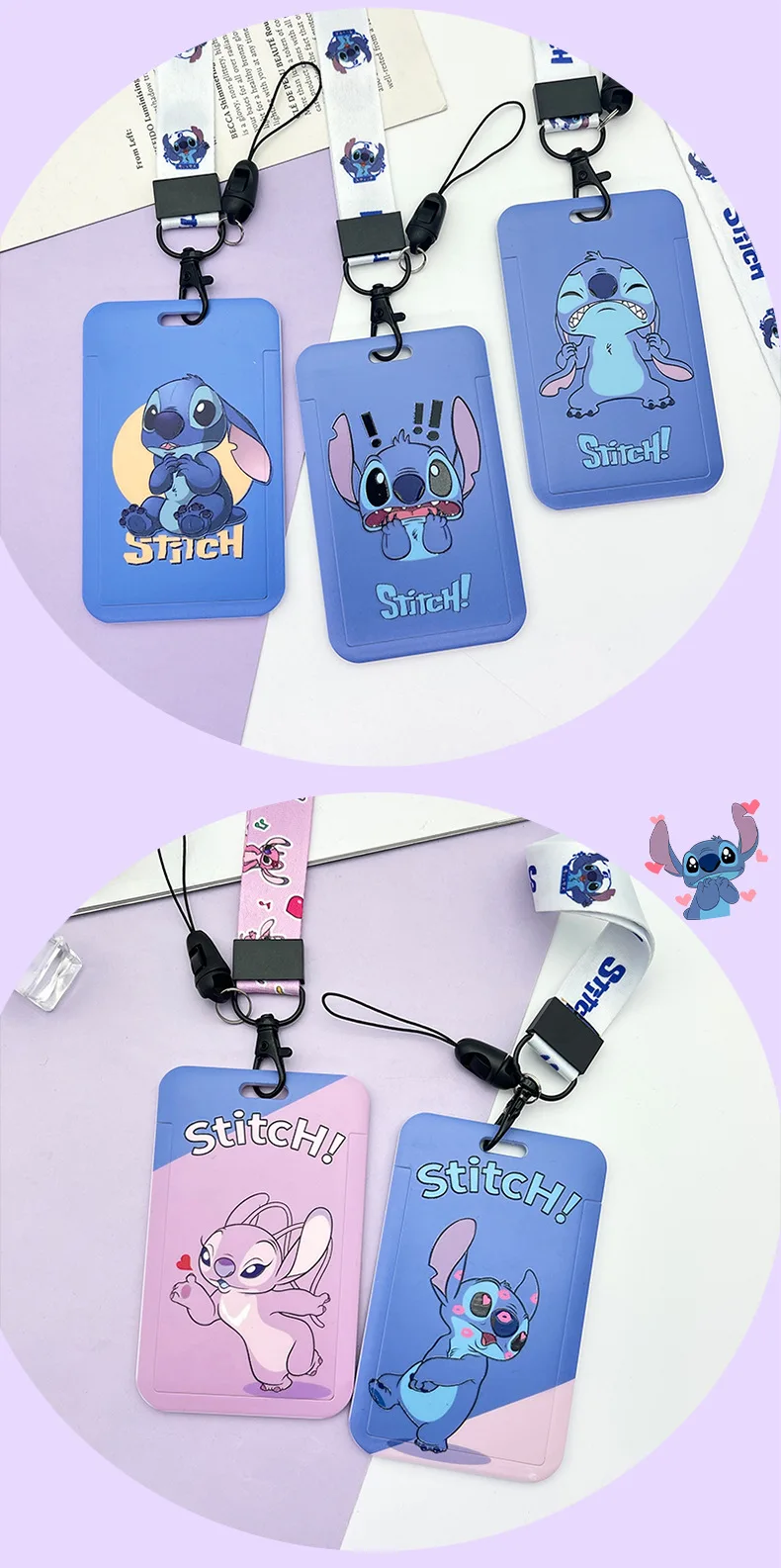 Lilo et Stitch Ohana Disney Longe / porte-clés / porte-badge de