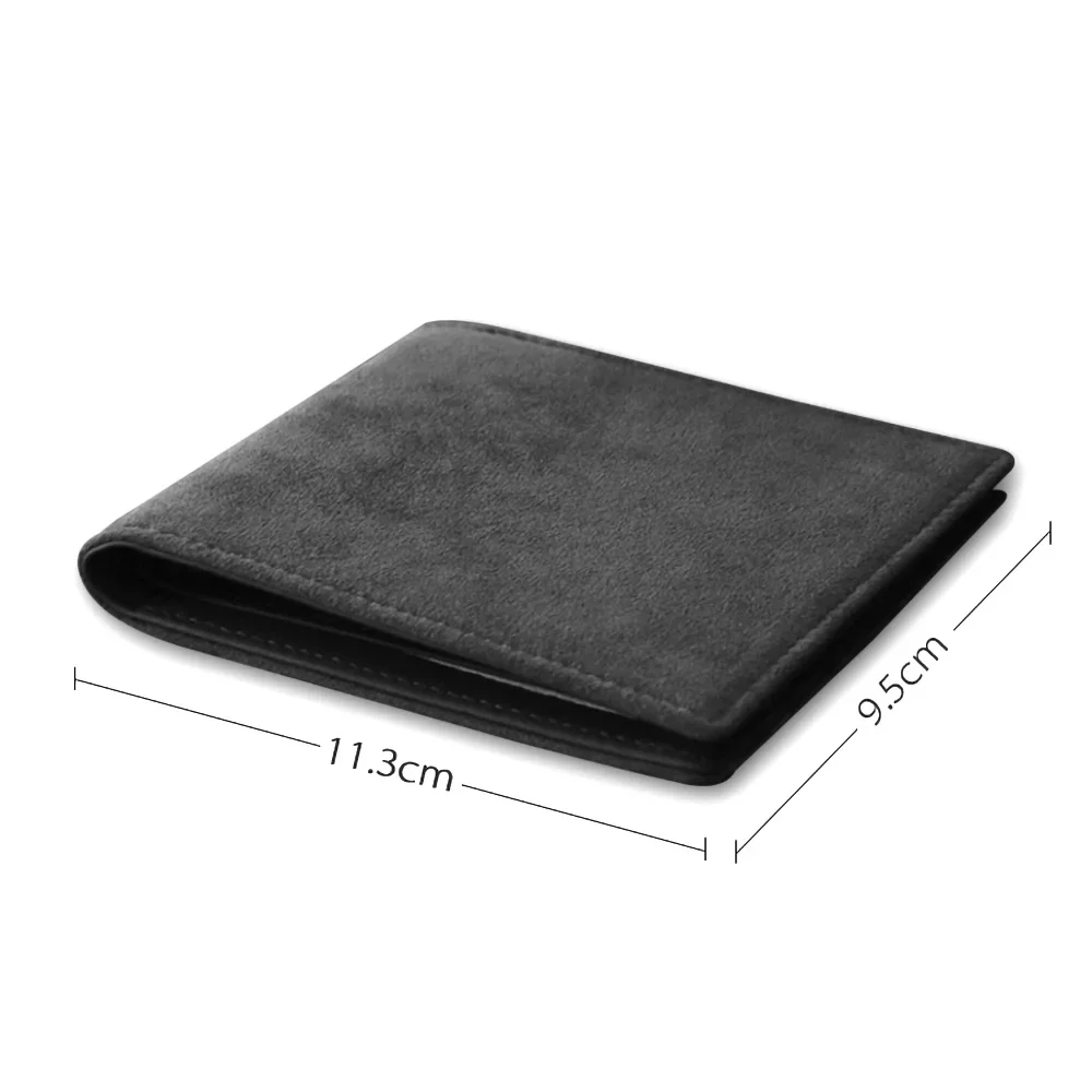 ALCANTARA Wallet Women & Man Card Holder Bag Slim Cards Small Thin Card Package