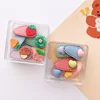 5pcs/box Mini Korean Hairpins for Baby Girl Small Cute Floral Fruit Heart Hair Clip Bang Side Clip Baby Girl Hair Accessories 6