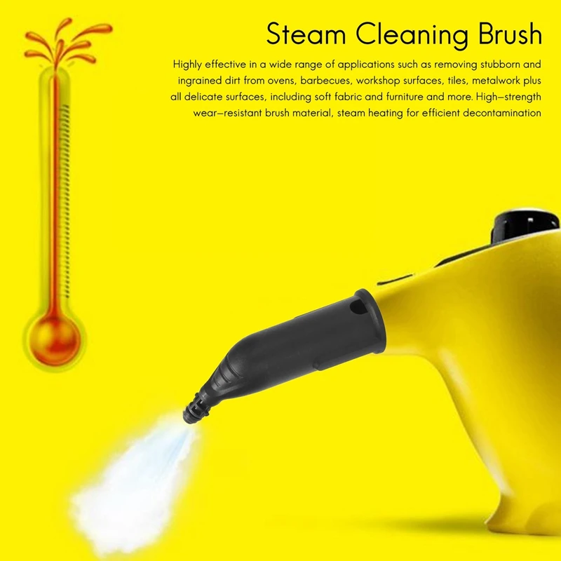 Steam Cleaner Nozzle Steam Cleaner Nozzle Slit Brush Sprinkler Nozzle Head for KARCHER SC1/SC2/SC3/SC4/SC5 Steam Cleaner Slit Brush