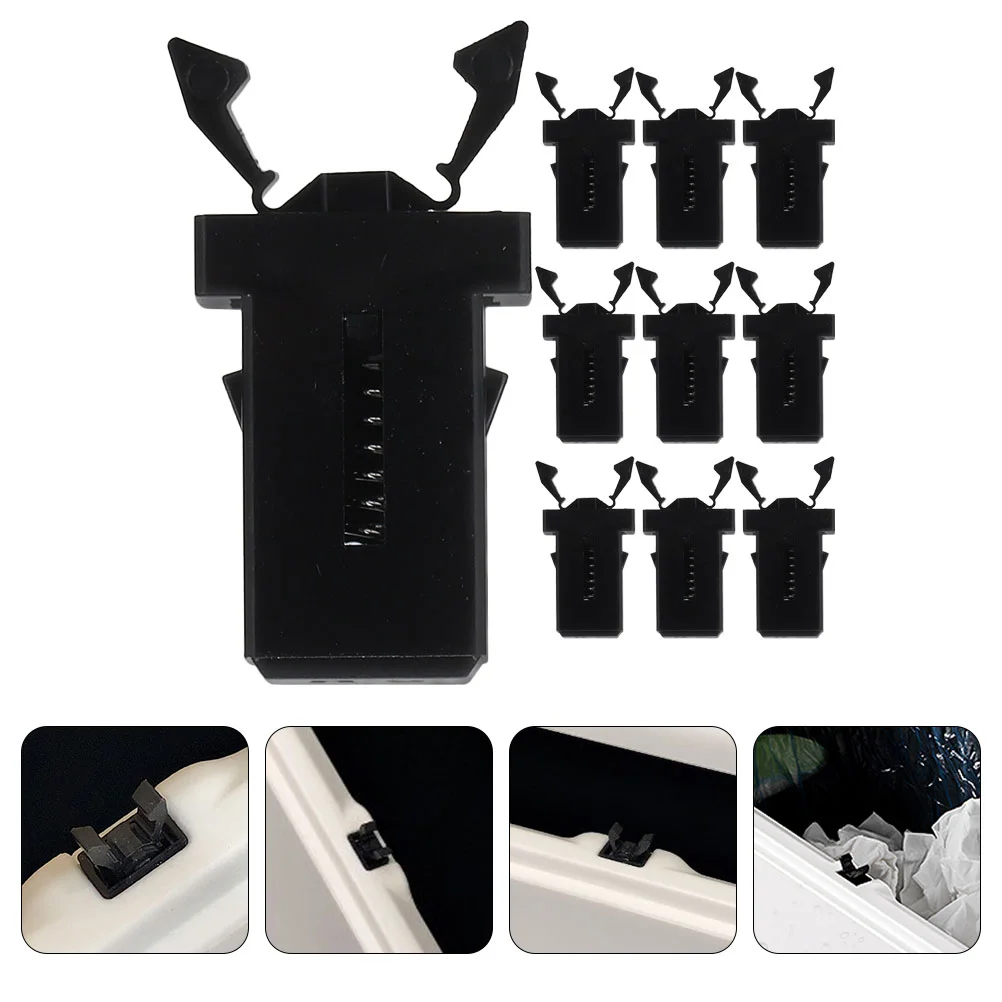 10pcs Trash Bin Lock Trashcan Lock Trashcan Buckle Self-locking Waste Bin Latch Repair Tool