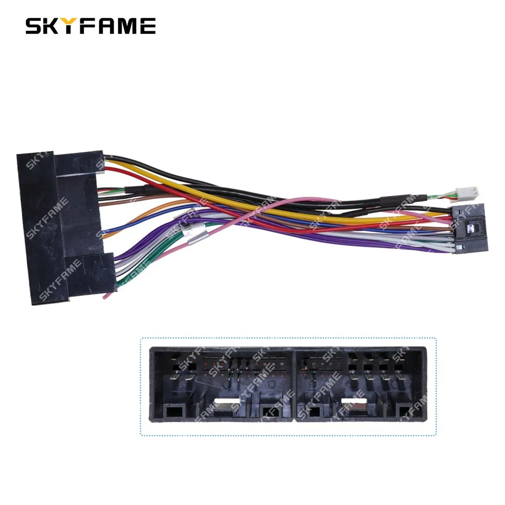 Car Accessories Cable Automobile Connector SKYFAME Car 16Pin Wire Harness Adapter Cable For Hyundai Sonata IX35 Tucson Elantra Kia Carens Sportage Sorento K2 K3 K4 K5 KX5