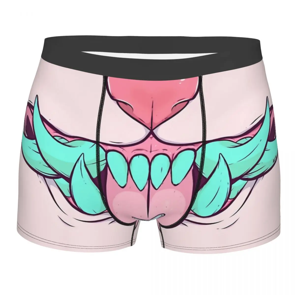 

Cartoon Mouth Sweet Tooth Strawberry Underpants Homme Panties Man Underwear Print Shorts Boxer Briefs