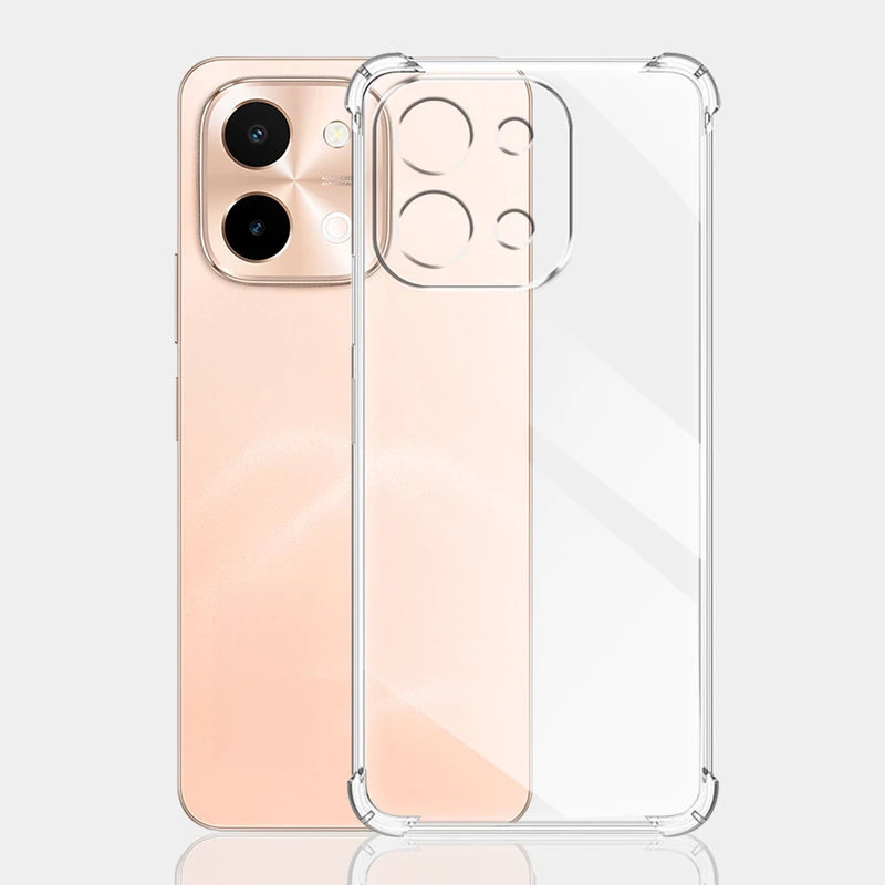Shockproof Airbag TPU Clear Silicone Soft Phone Case Back Cover