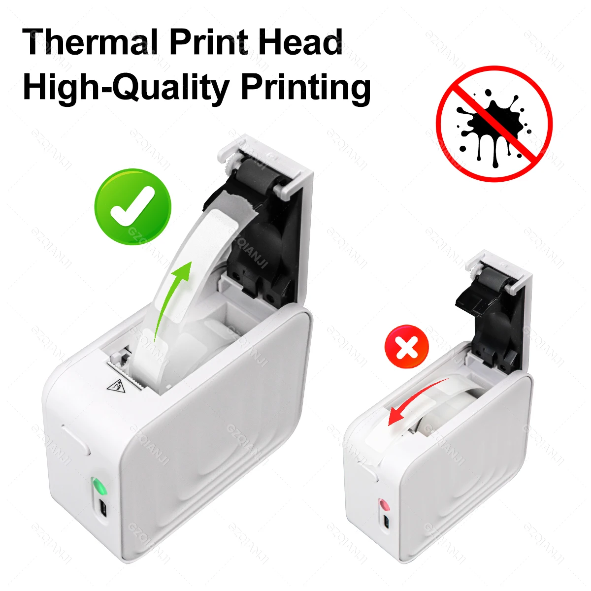 M1 Wireless Bluetooth Thermal Label Printer Mini Portable Adhesive Label Maker Fast Printing Similar as Marklife P15 P11 P12 L12