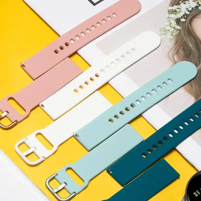 Ultra Soft 22mm Silicone Watch Strap - Premium Comfort and Style Bracelet
