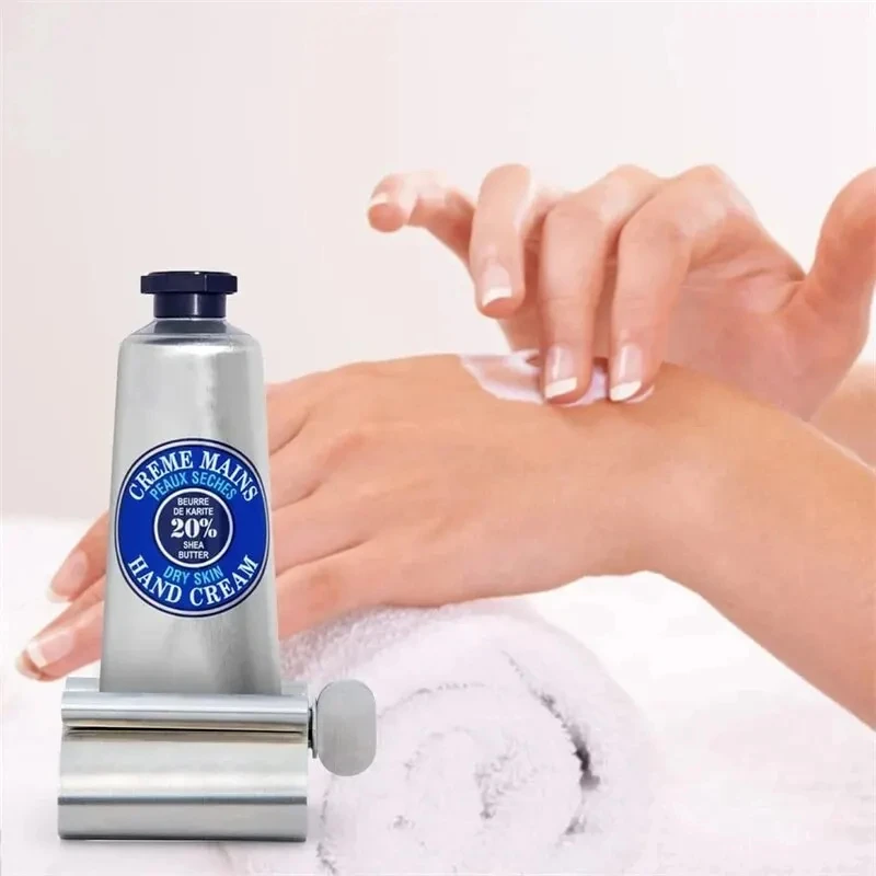 Stainless Steel Wringer Roller Rotate Dispenser for Ointments Cosmetics Bathroom Accessories Toothpaste Squeezer Tube Roller 1pc toothpaste squeezer