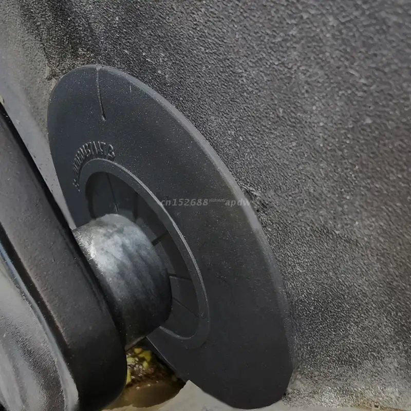 2PCS Car Windshield Wiper Arm Bottom Hole Protective Cover Silicone Dustproof Pad 15mm/10mm Hole Diameter