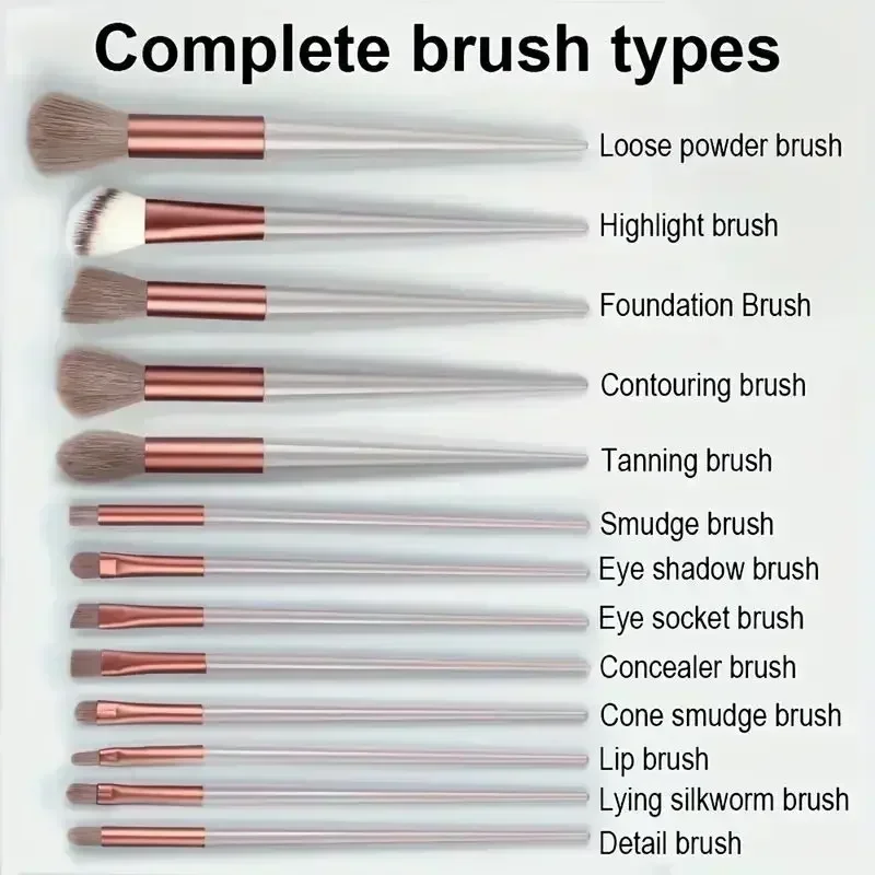 Makeup Brush Set Soft Fluffy Professiona Cosmetic Foundation Powder Eyeshadow Kabuki Blending Make Up Brush Beauty Tool Makeup_voghion.com