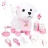 Plush Interactive Toy Dog for Kid, with Leash Walking, Touch Control and Shake Tail Plush Toy  Electronic Pet Best Gift for Girl 1