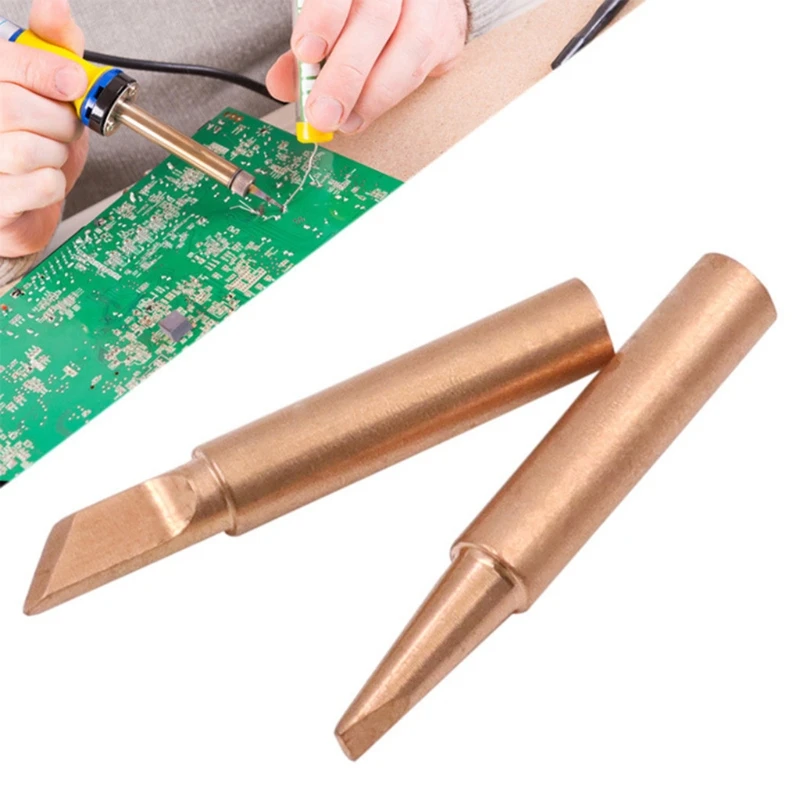 

Pure Copper 900M-T Soldering Iron Tip for Electrical Work Home Office Decoration DIY Work Easy to Tin Diamagnetic DropShipping