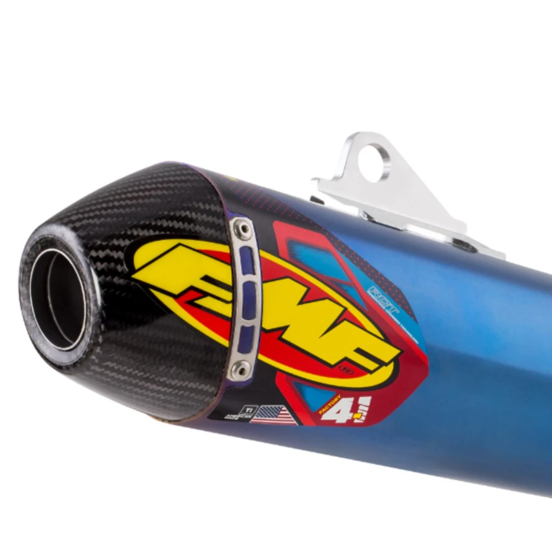4T Motorcycle Exhaust Muffler Pipe Decals Sticker 26x15cm for FMF Universal for Motorbikes Cars