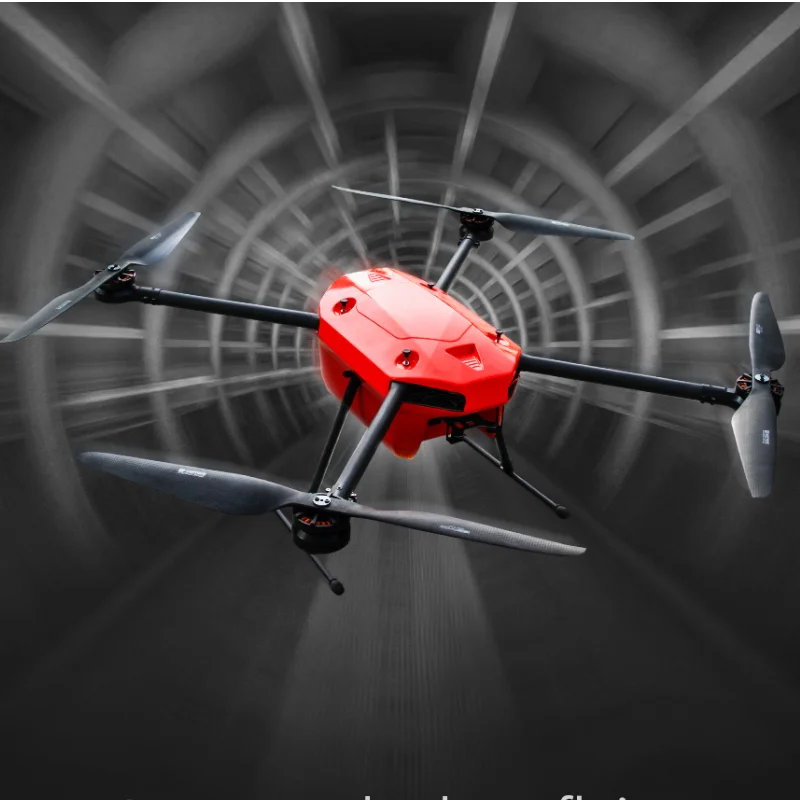 Moteur sans balais T-Motor MN6007II KV320/160 avec hélice installée, prêt pour drone VTOL longue durée.