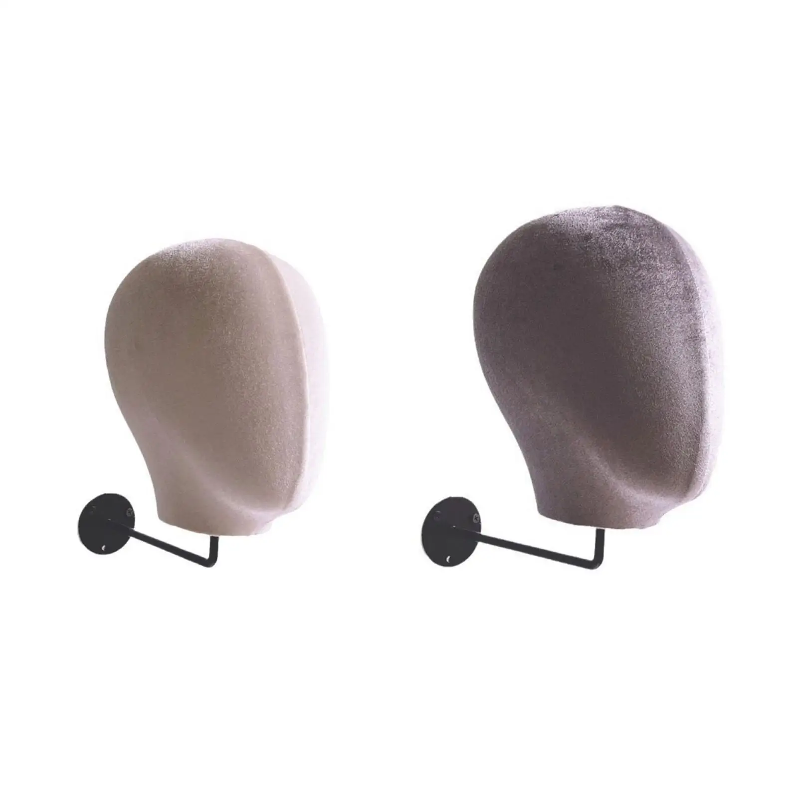 

Wig Hat Caps Display Stand, Mannequin Head Model, Headphones Rack, Caps Storage Rack, Smooth Durable Multipurpose for Home