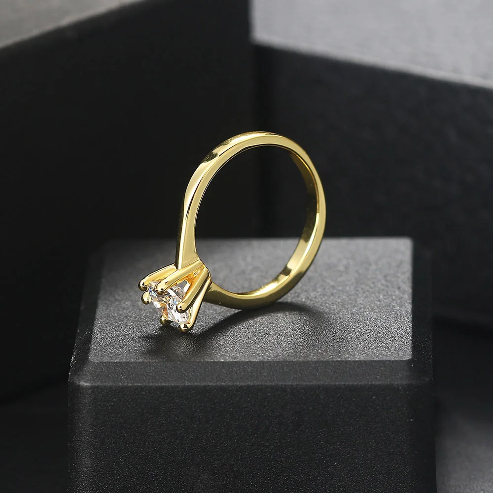 2025 Fashion Style Classic 1-Karat-Kristall-Diamant-Gold, Schmuck, Ehering, Großhandel R174_voghion.com