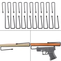 4/10/12Pcs Pistol Gun Rack Hangers Shotgun Handgun Storage Hook Rack Holder Organizer For Tactical Gun Hunting Safe Shelf Stack 1