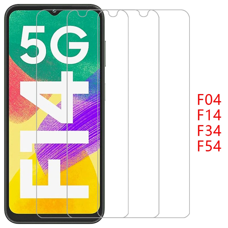 Vetro Temperato Per Samsung Galaxy F04 F14 F34 F54 5G Pellicola Salvaschermo Su F 04 14 34 54 04F 14F 34F 54F Pellicola Protettiva Glas 9H