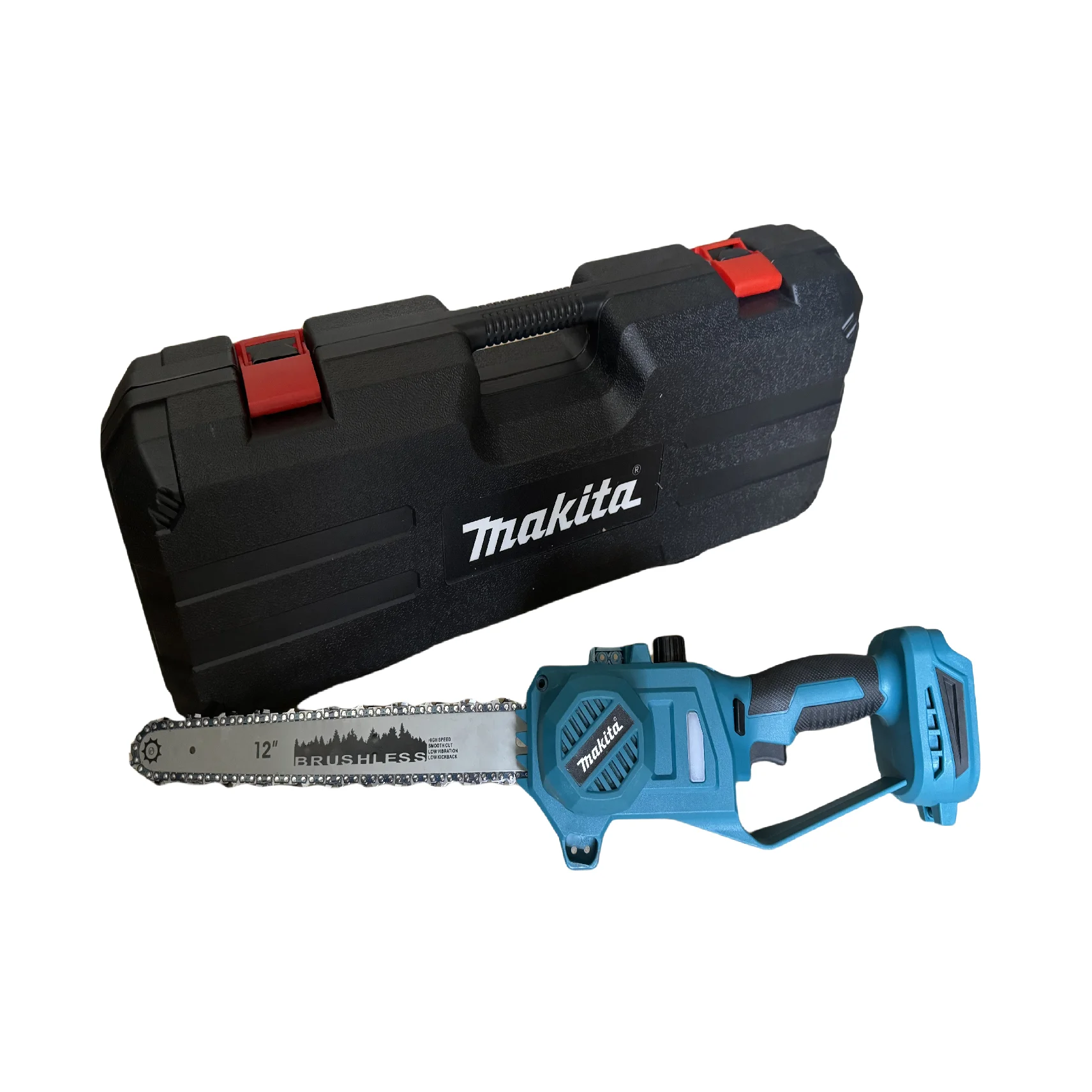 Makita 18V tools12inch Brushless Electric Chainsaw Rechargeable Wood Cutter Tree Branches Pruning Logging Chain Saw power tool