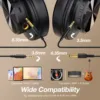 Oneodio Fusion A70 Bluetooth 5.2 Headphones Hi-Res Audio Over Ear Wireless Headset Professional Studio Monitor DJ Headphones 72H 5 Oneodio Fusion A70 Bluetooth 5.2 Headphones Hi-Res Audio Over Ear Wireless Headset Professional Studio Monitor DJ Headphones 72H 5