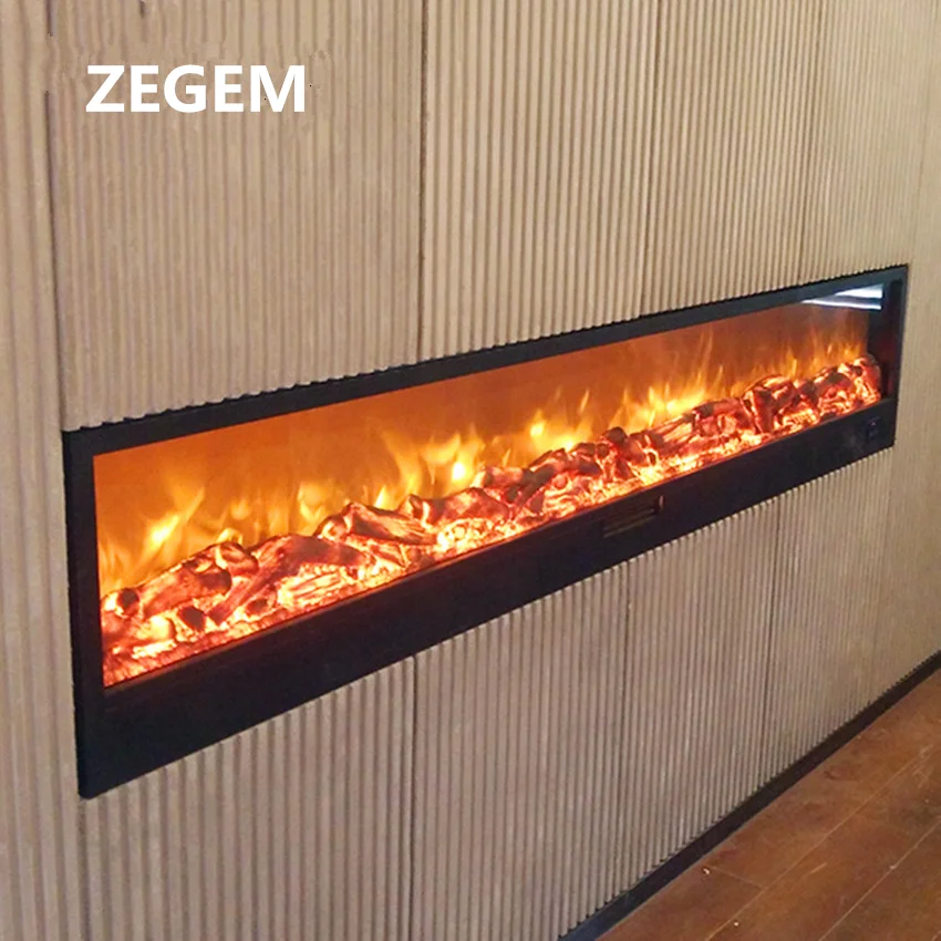 shipping to Russia Remote controlled wall mounted decorative electric  fireplace with ce 180*15*40cm - AliExpress