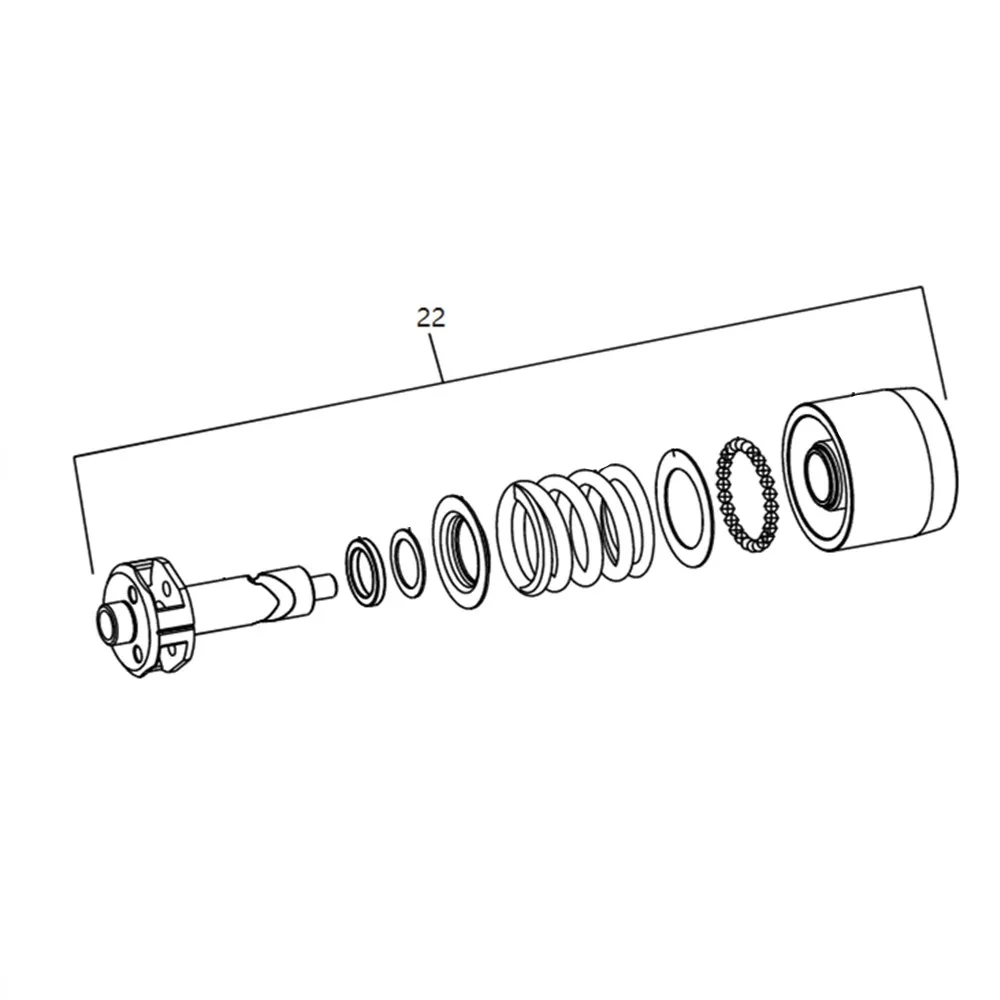 

Impactor Assembly Clutch Assembly For DEWALT NA039655 DCF900 DCF900NT Impact Wrench Parts