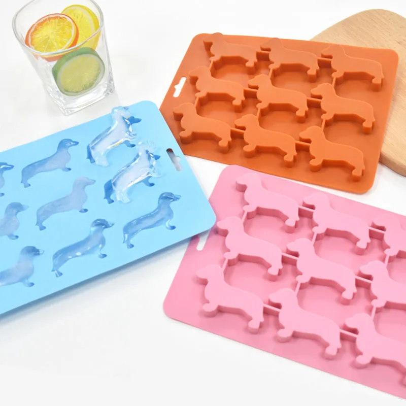 3D Dachshund Silicone Mould Chocolate Cake Mould-Perfect for Beer Icing, Party DIY Fudge, Baking and Cooking Decorations!